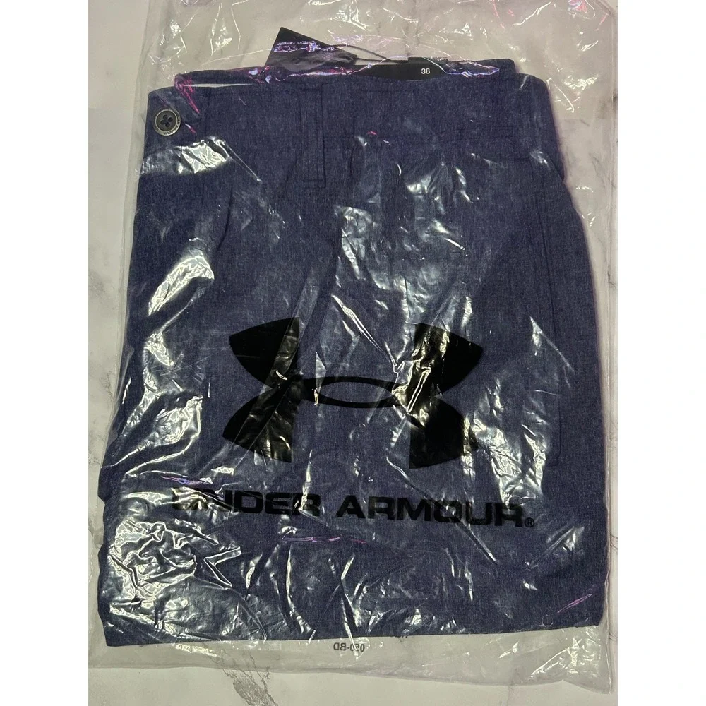 Under Armour Mens Golf Vented Shorts Navy‎ Blue Size 38 NWT 1377359 410